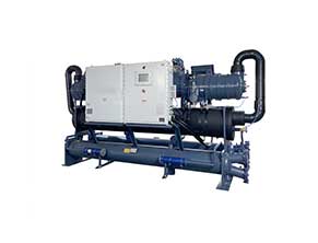 Water-cooled screw industrial refrigeration unit (double head)